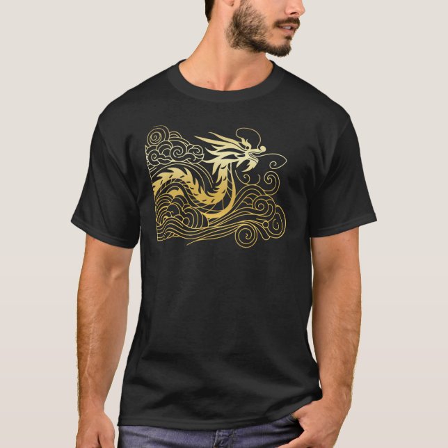 Kinesisk dragon t shirt (Framsida)