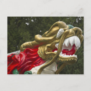 Kinesisk dragonboat-galjonsfigur, Stanley Park Vykort