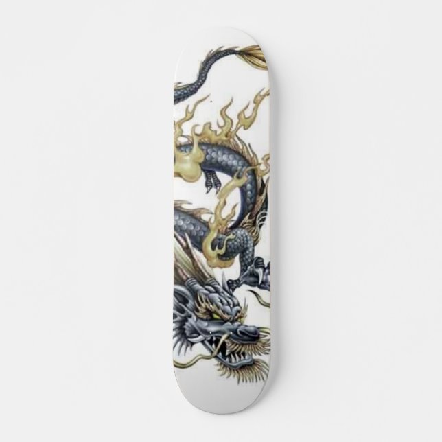 Kinesisk Drak Skateboard Bräda 19,5 Cm (Framsida)