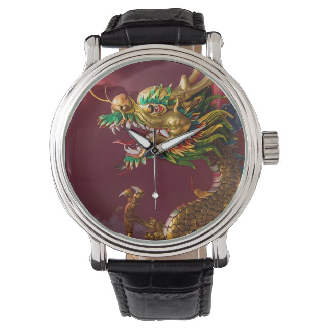 Kinesisk drake armbandsur (Framsida)