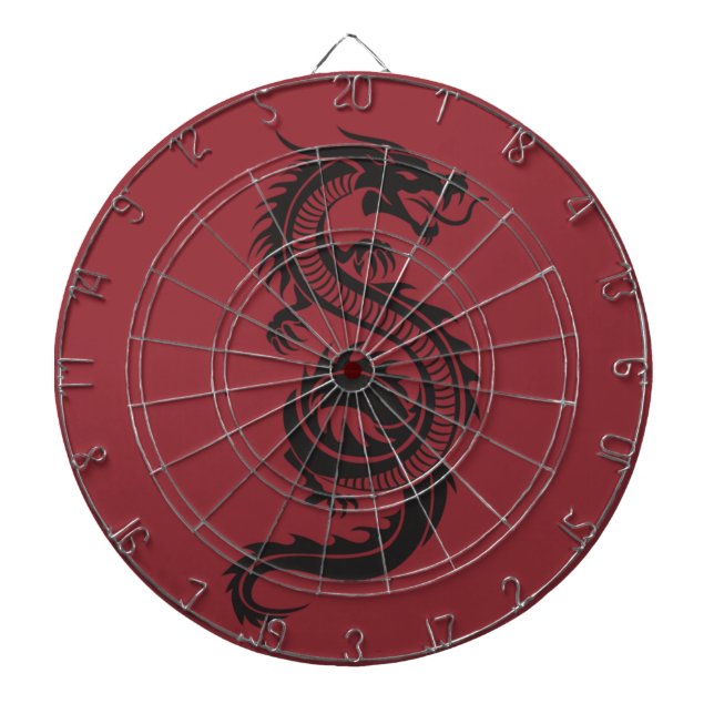 Kinesisk drake darttavla (Framsidan)