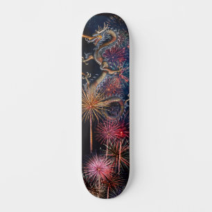 Kinesisk drake mini skateboard bräda 18,5 cm