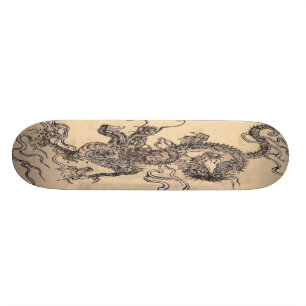 Kinesisk drake mini skateboard bräda 18,7 cm