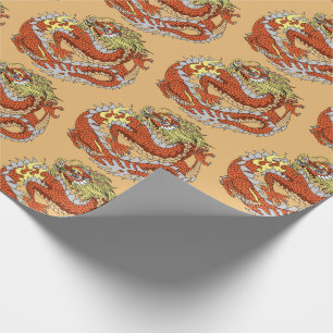 Kinesisk drake papprare presentpapper