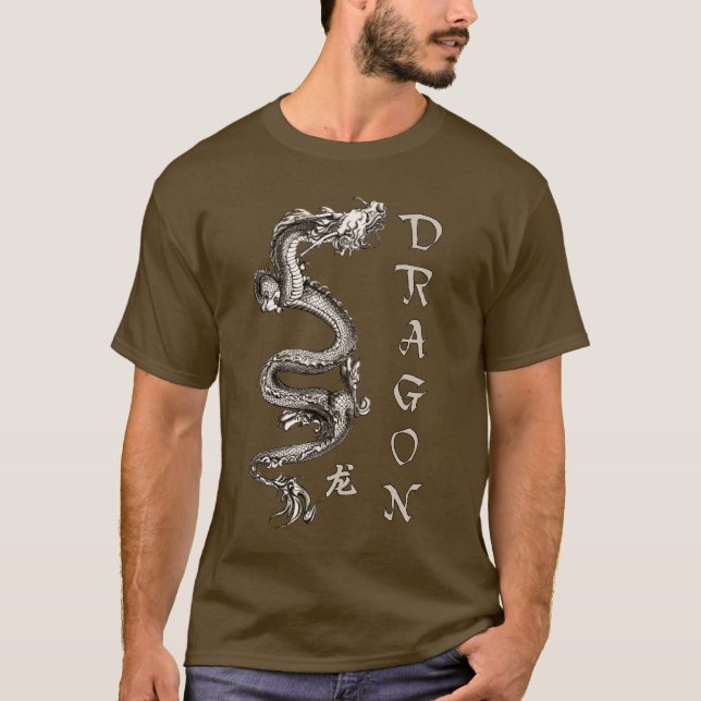Kinesisk drake t-shirt (Framsida)