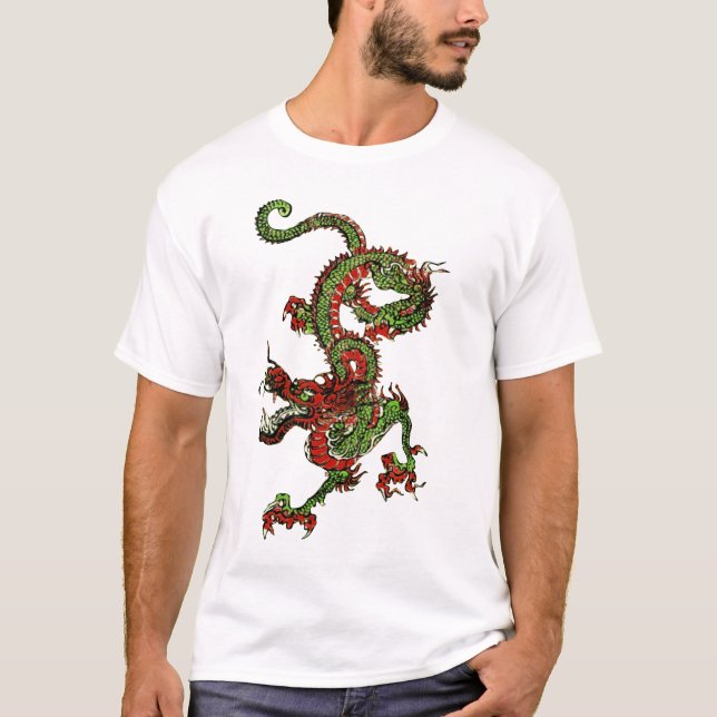 Kinesisk drake t shirt (Framsida)