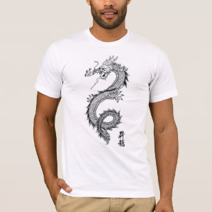 Kinesisk drake t shirt