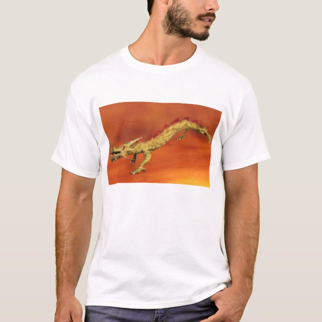 Kinesisk drake t-shirt (Framsida)
