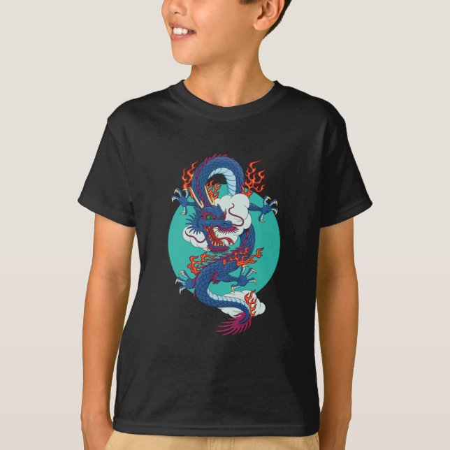 Kinesisk drake tröja (Framsida)