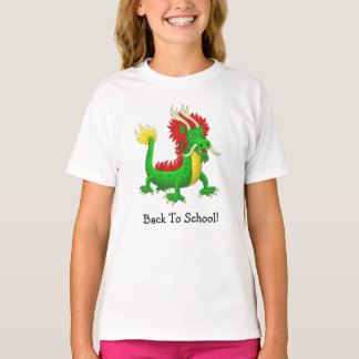 Kinesisk Drake Utan Vingar T Shirt