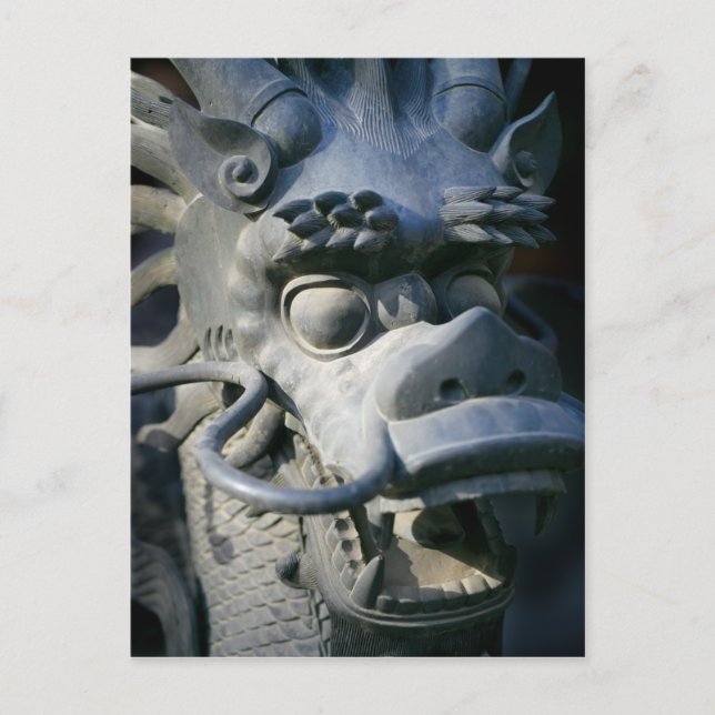 Kinesisk drake vykort (Framsida)