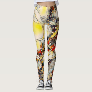 Kinesisk drakeakrylYoga Leggings