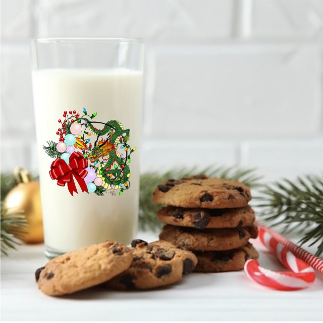 Kinesisk draken, julkrans glaskopp (Skapare uppladdad)