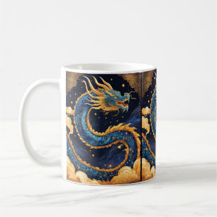 kinesisk drakkaffemugg kaffemugg