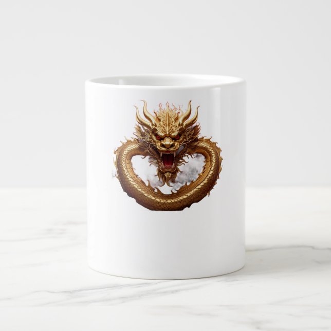 Kinesisk Drakkraft Jumbo Mugg (Framsidan)