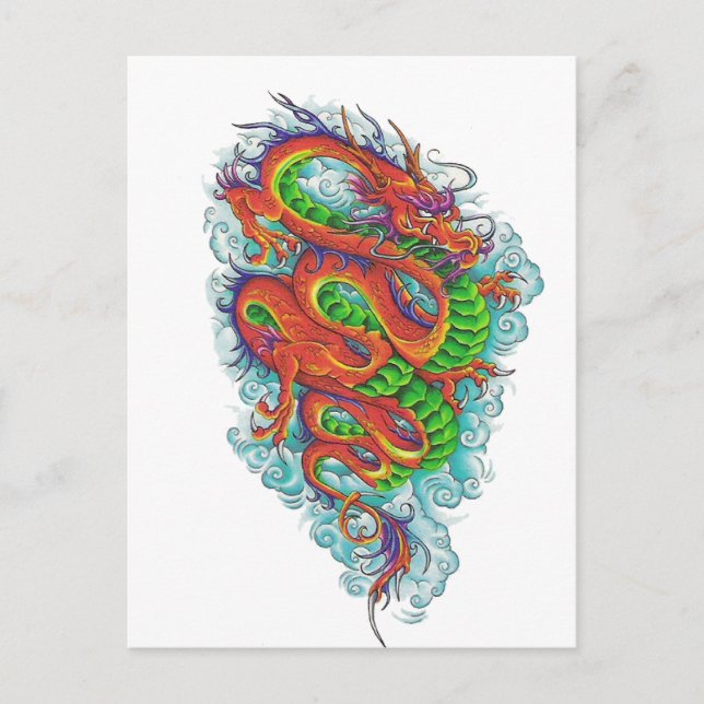 Kinesisk dryck 2 vykort (Framsida)