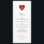 Kinesisk Dubbla Happy Red Guld Bröllop Menu Meny<br><div class="desc">Kan anpassas helt efter dina behov i kostym. Gorjo Designs. Tryckt av Zazzle. // Behöver du hjälp med att anpassa din design? Har andra idéer? Kontakta mig gärna.</div>