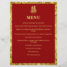 Kinesisk dubbla lycka hjärta - formell röd