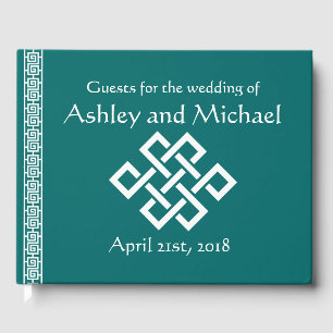 Kinesisk elegance i Teal Guest Bok
