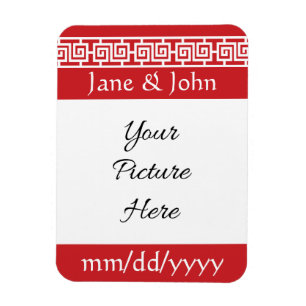 Kinesisk elegance in Cherry Spara-the-Date Magnet