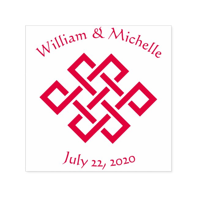 Kinesisk elegance Self-Inking Dent Frimärke Självfärgande Stämpel (Design)