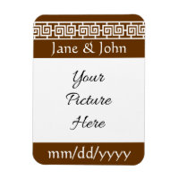 Kinesisk elegans i Chocolate Reminder Magnet