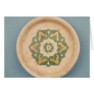 Kinesisk erbjudande maträtt hälsningskort