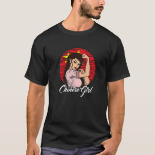 Kinesisk Flagga China T Shirt
