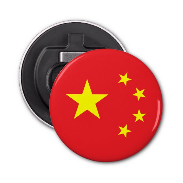 Kinesisk Flagga Flasköppnare (Framsidan)