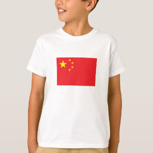 Kinesisk flagga t shirt