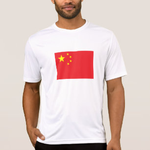 Kinesisk Flagga T Shirt