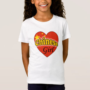 Kinesisk flicka t shirt