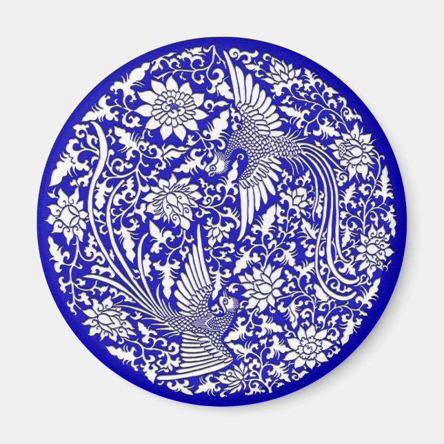 Kinesisk foenix magnet (Framsidan)