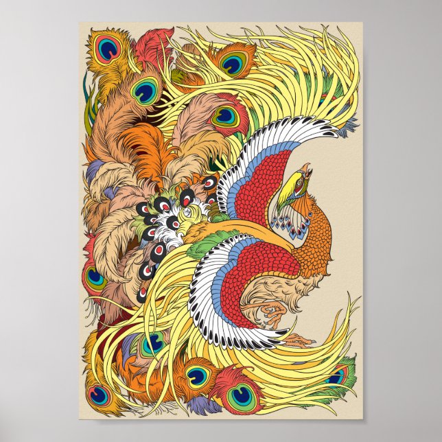 Kinesisk foenix poster (Framsidan)