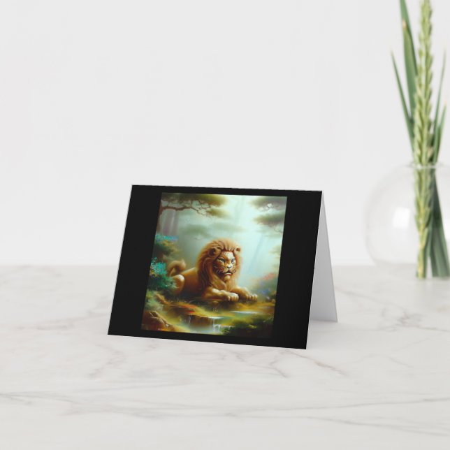 Kinesisk foo Lejon (17) Kort (Framsida)