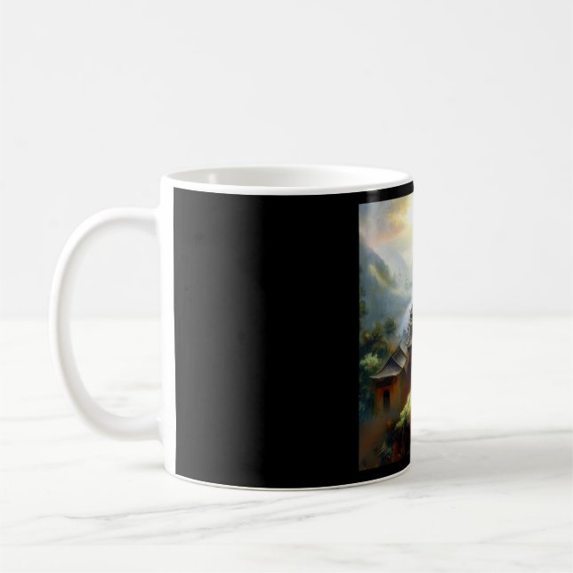 Kinesisk foo Lejon (18) Kaffemugg (Vänster)