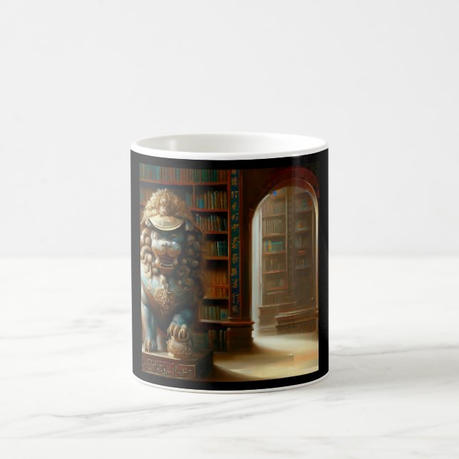 Kinesisk foo-Lejon (21) Kaffemugg (Center)