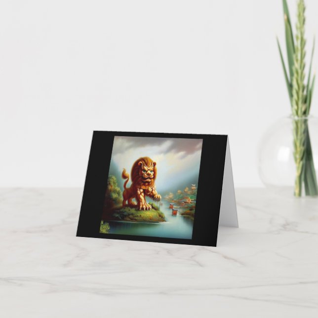 Kinesisk foo Lejon (35) Kort (Framsida)