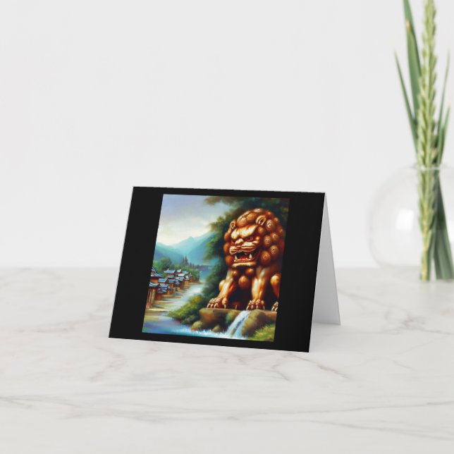 Kinesisk foo Lejon (36) Kort (Framsida)