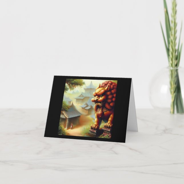 Kinesisk foo Lejon (3) Kort (Framsida)