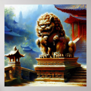 Kinesisk foo Lejon (7) Poster