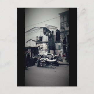 Kinesisk gatuscen vykort