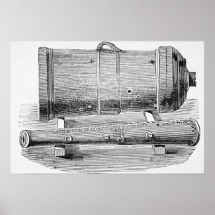 Kinesisk gigantisk mortel, 1845 poster