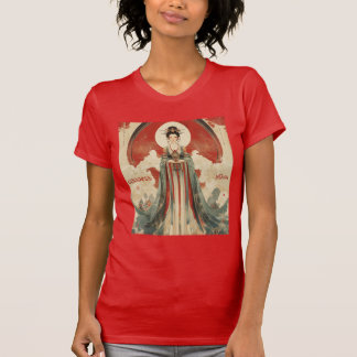 Kinesisk gudinna Nuwa Mythological Art T-Shirt