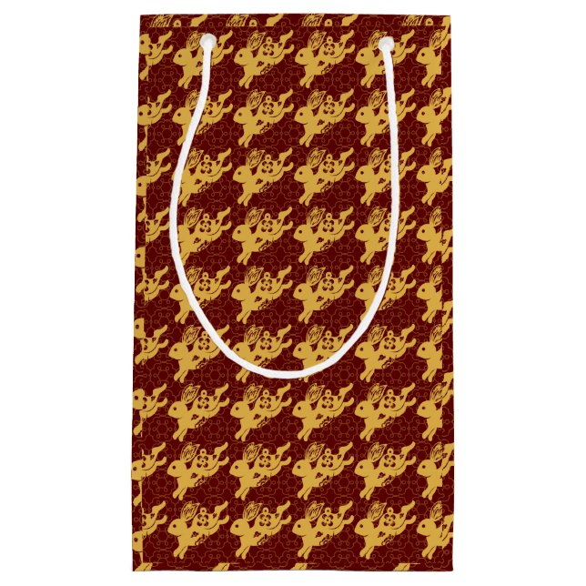 Kinesisk Guld Red Prosperity Zodiac Rabbit Luxury (Framsidan)