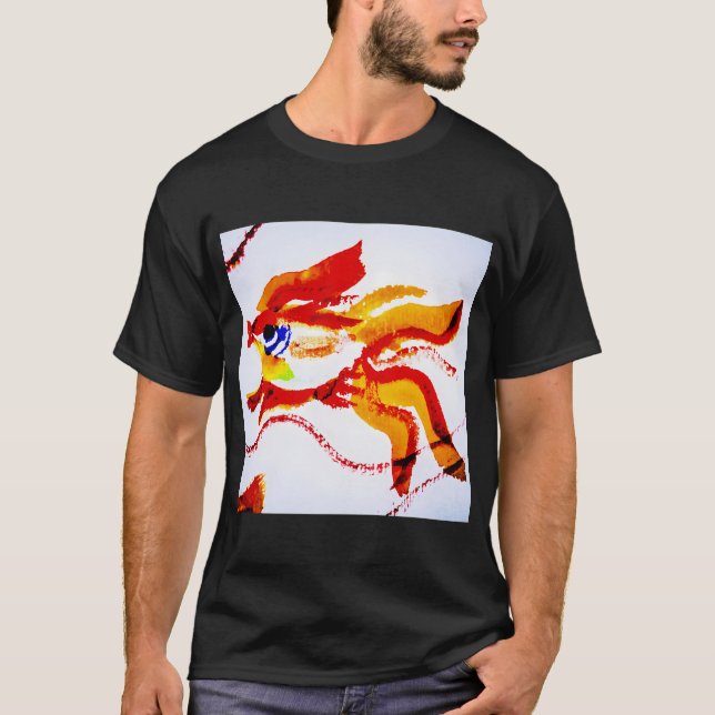 Kinesisk guldfisk t shirt (Framsida)