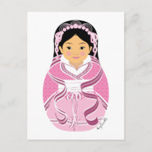 Kinesisk, HanFu Matryoshka vykort