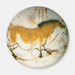 Kinesisk häst,Lascaux PreHistorik Cave Paintings Magnet