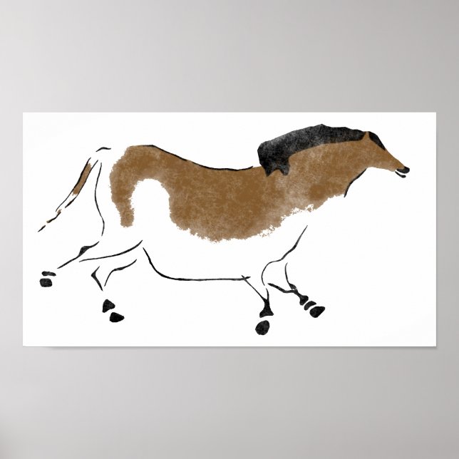 Kinesisk häst poster (Framsidan)