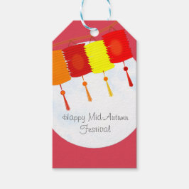 Kinesisk höstfestival Måne Presentetikett